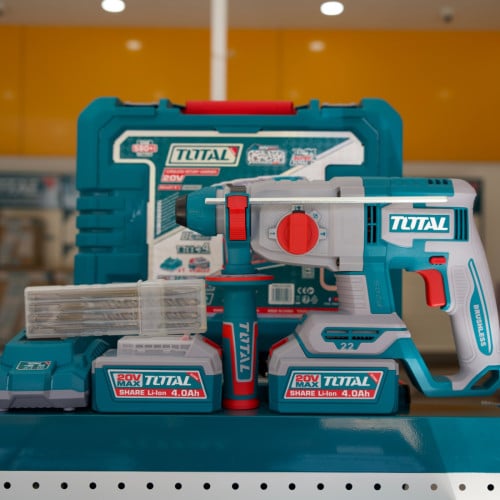 TOTAL Cordless Rotary Hammer – TRHLI422682