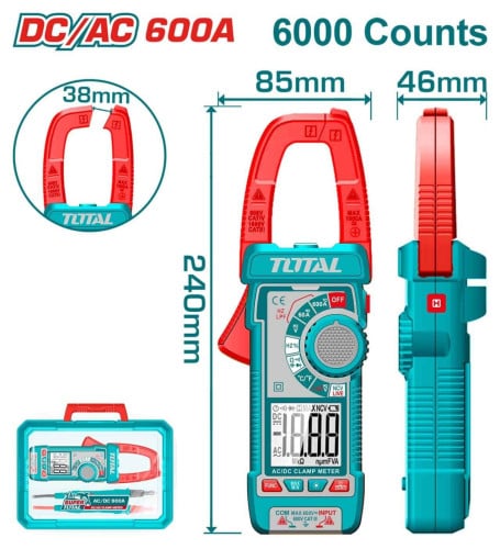 TOTAL DC/AC Clamp Meter (TMT766002)