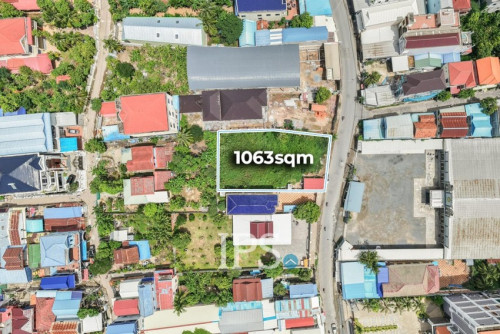 #សម្រាប់លក់​ 🏗 ដីទំហំ 1,063 ម៉ែត្រការេ -​📍តាខ្មៅ, កណ្ដាល