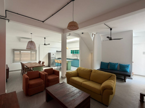 3 Bedroom Renovated Ground Floor Apartment For Rent In Daun Penh