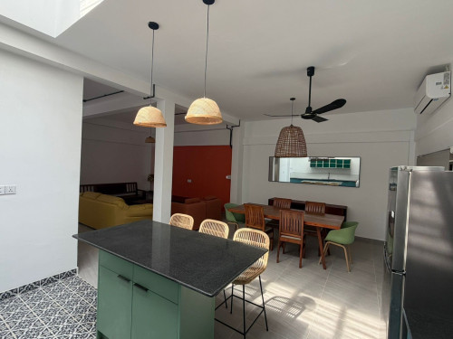 3 Bedroom Renovated Ground Floor Apartment For Rent In Daun Penh