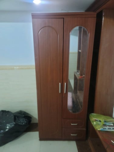 Cabinet wardrobe wood with mirror