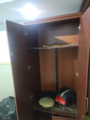 Cabinet wardrobe wood with mirror
