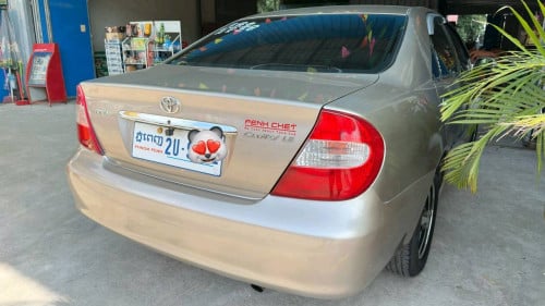 camry.ឆ្នាំ.02.LE.ABS.កៅអីចុច.ពណ៏មាស.អ្នកប្រើ.តម្លៃ( 8950$ ដាច់ )Tel.010290456.លេងហើយស្អាត ជិះស្រួល