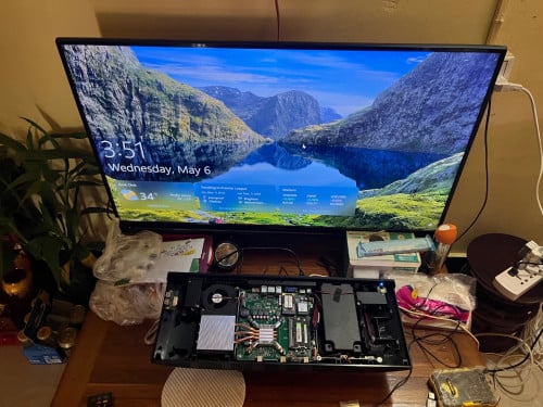 Core i7 8th ram 16gb/256gb. ម៉ាសុីន All in one
