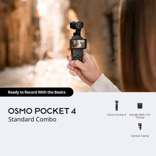 DJI osmo pocket 4 (Standard Combo&Creator Combo)