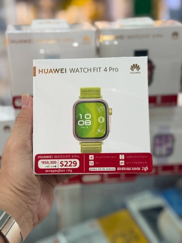 Huawei Watch Fit4 Pro ថ្មីប្រអប់មានធានាក្រុមហ៊ុនតម្លៃពិសេសជូន