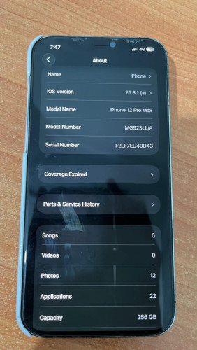 Iphone 12 pro max 210$ ដាច់