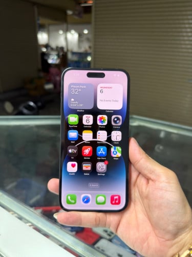 iPhone 14 Pro Max Black ZD/A HD128GB Phone Condition 97% 🔋86% , អុចអេក្រង់បន្តិច , ម៉ាស៊ីនហ្ស៊ីន