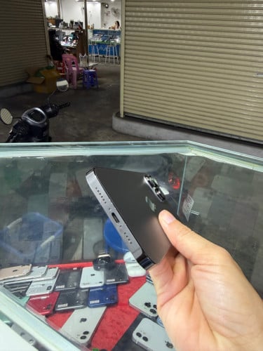 iPhone 14 Pro Max Black ZD/A HD128GB Phone Condition 97% 🔋86% , អុចអេក្រង់បន្តិច , ម៉ាស៊ីនហ្ស៊ីន