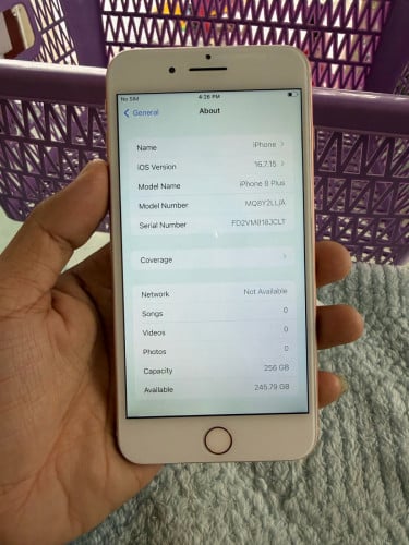 IPhone 8 Plus 256GB អត់ជាប់អីទាំងអស់