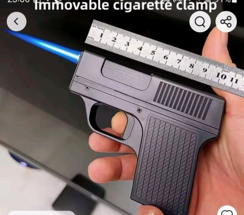 Lighter gun pistol design