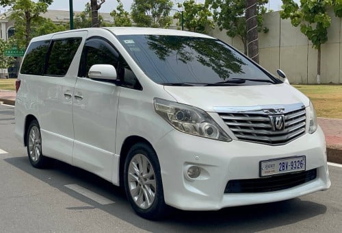 Toyota Alphard 2010 កៅអី VIP ម្ចាស់ដើមទី១