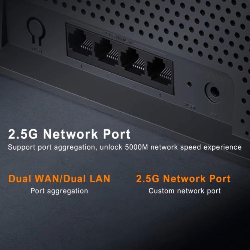 Xiaomi Router BE6500 Wi-Fi 7 Latest Generation 4X2.5 Gigabit Port  512 Devices Xiaomi  Router