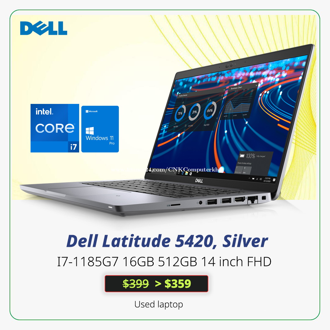 ๐ Dell Latitude 14 , 5420 | Intel i7 1185G7 16GB 512GB 14" FHD, Windows 11 Pro = $359