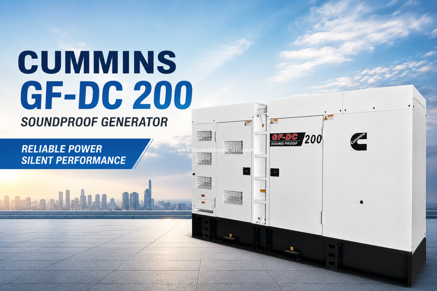200KVA បកកេះរួចរាល់មួយទឹក ទើបតែប្រើបាន១ម៉ោងតិចតួច 99%