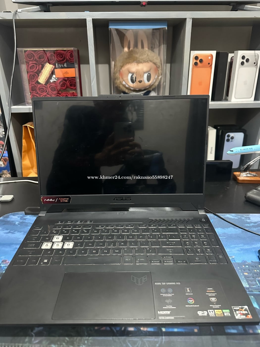 Asus Ryzen 7 |16G| M2 512Gb | RTX 3050 | 15.6” 144hz| ថ្មី 98%