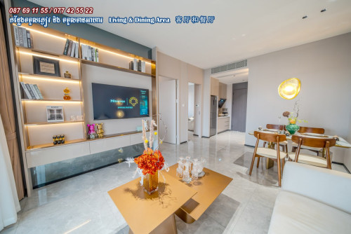 TwoBedroom Morgan Central City center of Phnom Penh city, nearby Samhan market, Toul Sangke