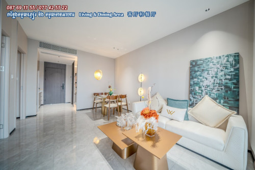 TwoBedroom Morgan Central City center of Phnom Penh city, nearby Samhan market, Toul Sangke