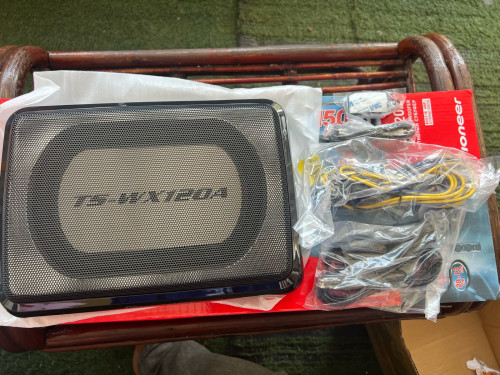 មាន​Subwoofer Pioneer TS-WX120DA តំលៃពេញ120$ លក់Promotion មួយគ្រាប់​(បង់ធានាគា)