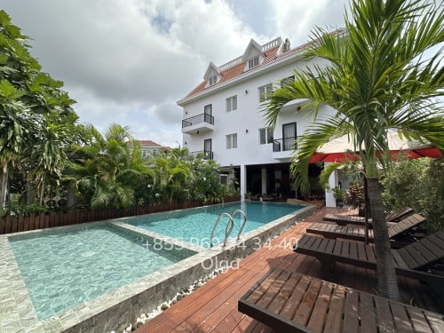🔑    Siem Reap, Apartment with Swimming pool for Rent (#11407)