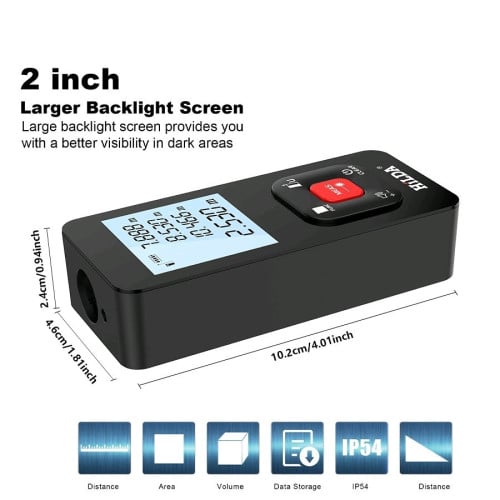120m HILDA Laser Rangefinder Distance Meter Rangefinder