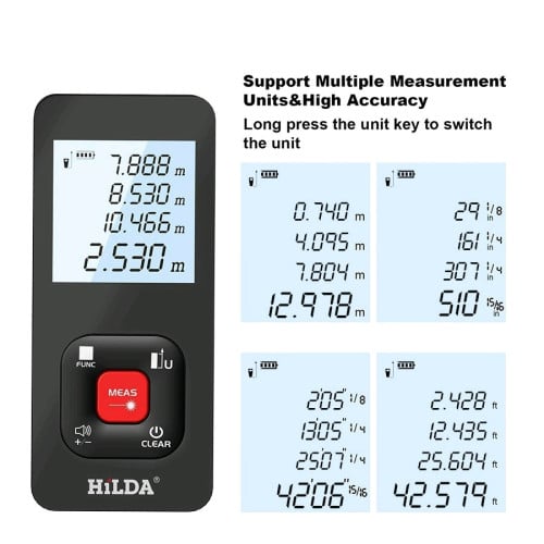 120m HILDA Laser Rangefinder Distance Meter Rangefinder