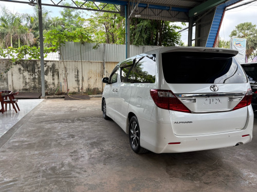 Alphard 2012 កៅអីម៉ាស្សារ ឡានរៀបហេីយ ថ្នាំសុីន1ជុំ