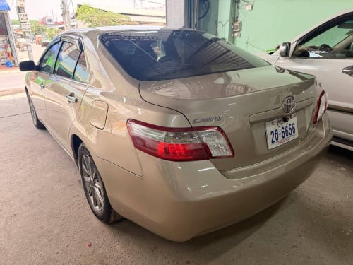 Camry 2007 LE កៅអីចុច ពណ៌មាស ប្រភេទឡានមូលសានុំស្រីន ឡានថ្មីខ្លាំង