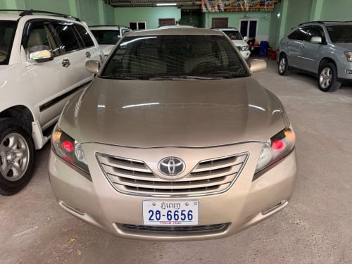 Camry 2007 LE កៅអីចុច ពណ៌មាស ប្រភេទឡានមូលសានុំស្រីន ឡានថ្មីខ្លាំង
