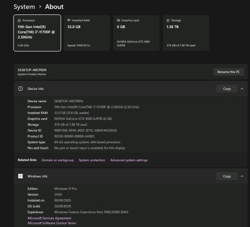 Computer Desktop-ARCP0EN