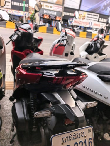 Honda Click 2021 ម៉ាស៊ីនស្អាត សាណុំស៊ីន