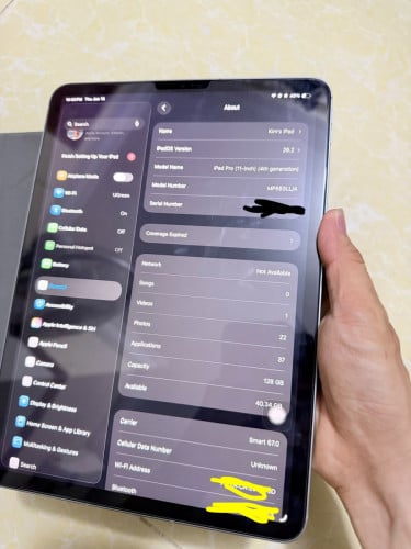 IPad Pro M2 11inch 128Gb Sim+Wifi