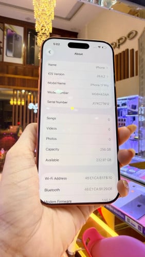 iPhone 17pro 256G ZA 99.99% 1190