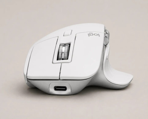 Logitech MX Master 3S For Mac Performance Wireless Mouse - Pale Grey (910-006574)