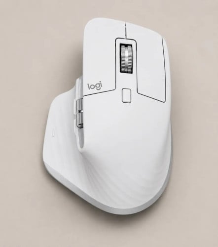 Logitech MX Master 3S For Mac Performance Wireless Mouse - Pale Grey (910-006574)