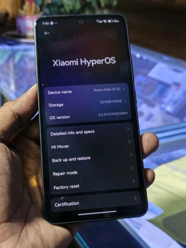 Mi Note14 5g 98.99% ch