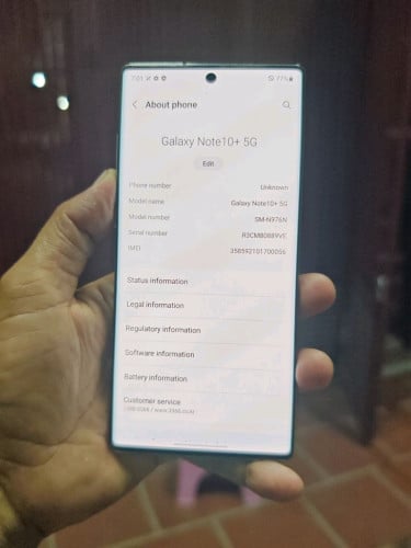 Note10+ 12g/256g_Korea(វៃដូរបាន)👉$184