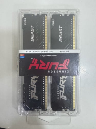RAM DDR4 32GB ថ្មីមិនទាន់ហែក 3200MHz Brand KINGSTON FURRY BEAST