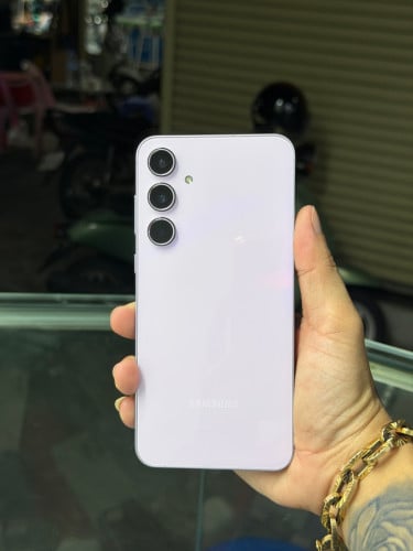 Samsung A55 5G ក្រុមហ៊ុន សុីម២ , Ram8GB HD128GB Phone Condition 98% , ម៉ាស៊ីនសានុំហ្សីន