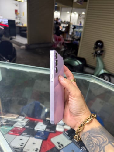 Samsung A55 5G ក្រុមហ៊ុន សុីម២ , Ram8GB HD128GB Phone Condition 98% , ម៉ាស៊ីនសានុំហ្សីន