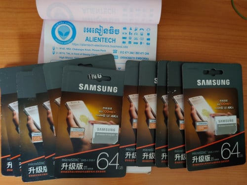 Samsung Micro SD card 64GB EVO Yellow U3 V30 4K for high speed write/read  90/100MB/S original 100%