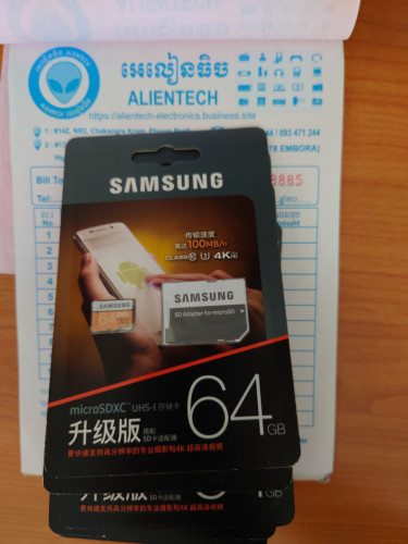 Samsung Micro SD card 64GB EVO Yellow U3 V30 4K for high speed write/read  90/100MB/S original 100%