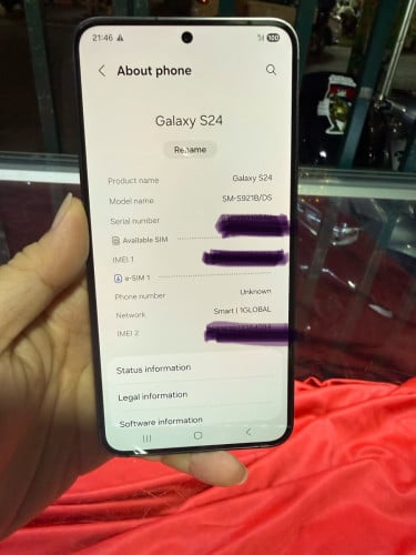Sell Galaxy S24 globle