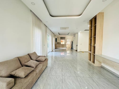 Single Villa ( Marigold ) for Rent In front Garden at Borey Orkide Pochentong