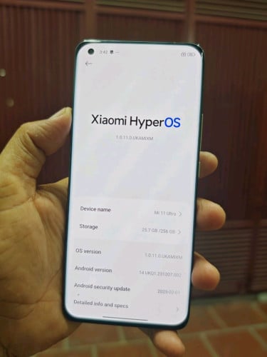 Xiaomi 11 Ultra 12g/256g_Global(វៃដូរបាន)👉$265