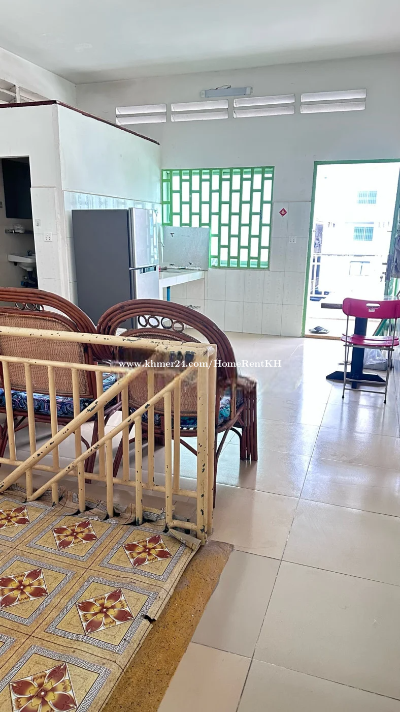 ផ្ទះជួល ជាន់ទី២ នៅទួលទំពូង១ សំភារះមាសិត ទីតាំងល្អ កណ្តាលក្រុង