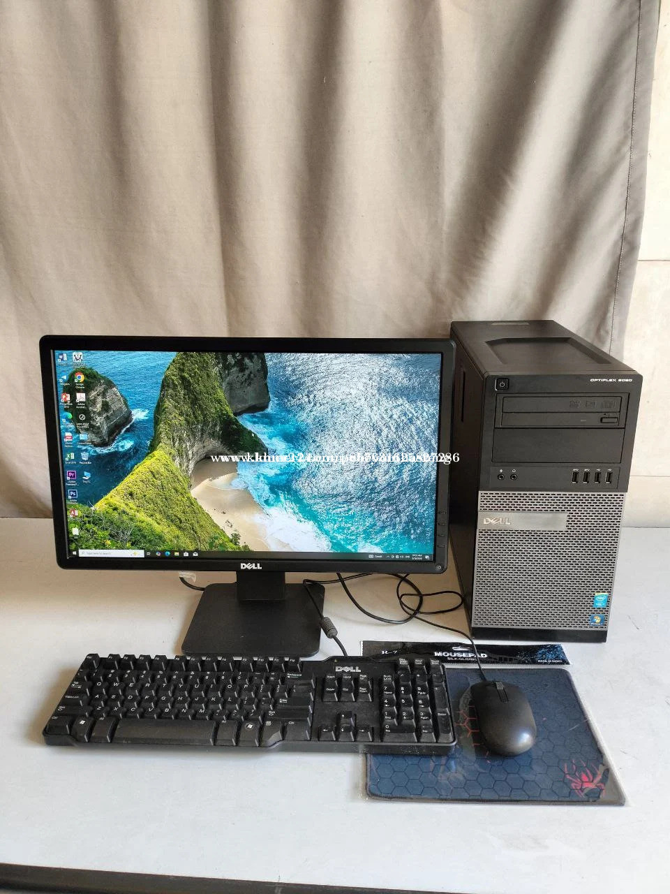 Dell Ci7 4th Ram 8GB SSD 256GB HDD 500GB VGA GT 710 2GB LCD Dell 22 inch Wide Full HD