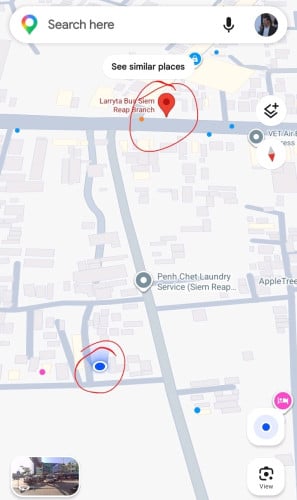 ដីលក់ ជិតស្តុបចុងកៅស៊ូ