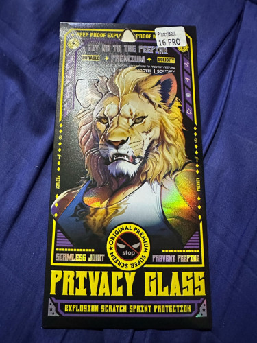 Screen protector iPhone 16pro ថ្មី